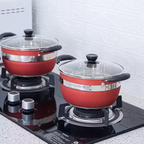 Pack Ollas Holandesas de Acero Inoxidable Premium 10 Piezas + REGALO: Kit de Utensilios