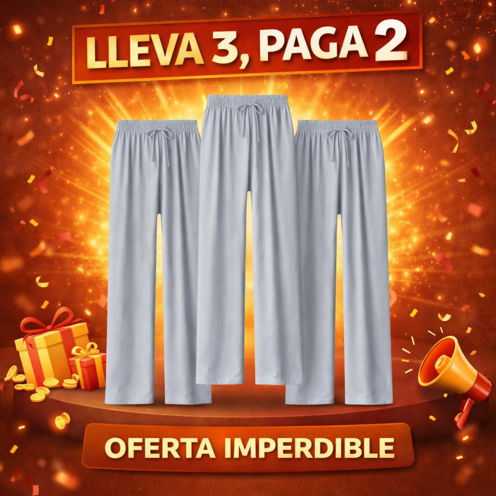 [Promo Llevá 3, Pagá 2] Lounge Chic™ de Tejido Premium con Fit Relajado