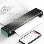 Mini impresora portátil Elenza PrintGo™ con Bluetooth y alta definición, sin cartucho
