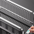 Promo 2x1: Organizador de Baño de Acero Inoxidable 3 Niveles + REGALO 2 Mini Soportes Inox