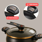 [LLEVATE 2 Y PAGÁ 1] Ollas de Acero Inoxidable Doble Antiexplosión 8 en 1 + Kit de Utensilios | ¡ÚLTIMAS UNIDADES!